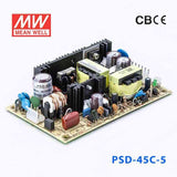 Mean Well PSD-45C-5 DC-DC Converter - 45W - 36~72V in 5V out 9A - PSD-45C-5 - powersupplymall.com
