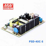Mean Well PSD-45C-5 DC-DC Converter - 45W - 36~72V in 5V out 9A - PSD-45C-5 - powersupplymall.com