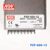 Mean Well PSP-600-12 Power Supply 600W 12V 50A - PSP-600-12 - powersupplymall.com