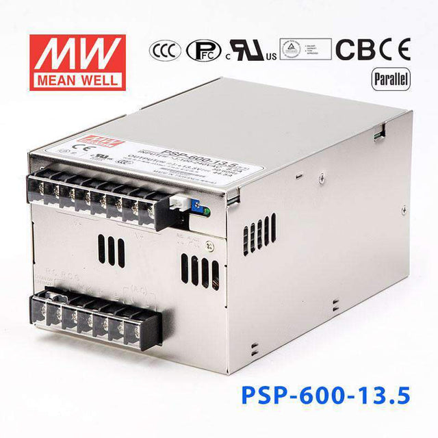 Mean Well PSP-600-13.5 Power Supply 600W 13.5V 44.5A - PSP-600-13.5 - powersupplymall.com