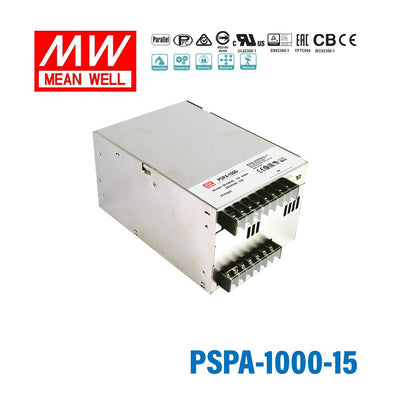 Mean Well PSPA-1000-15 Power Supply 1000W 15V 64A
