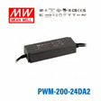 Mean Well PWM-200-24DA2 Power Supply 200W 24V DALI2 8.3A - PWM-200-24DA2 - powersupplymall.com