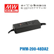 Mean Well PWM - 200 - 48DA2 Power Supply 200W 48V DALI2 - PWM-200-48DA2 - powersupplymall.com