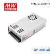 Mean Well QP - 200 - 3D PFC Switching Power Supply - QP-200-3D - powersupplymall.com