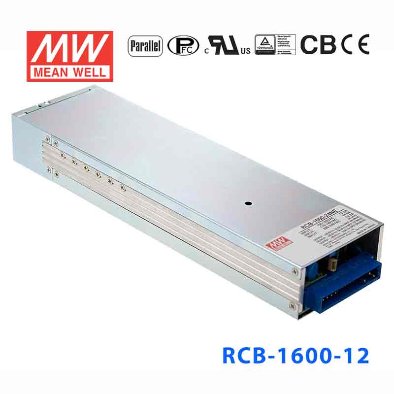 Mean Well RCB-1600-12 battery charger 1600W 14.4V 100A - RCB-1600-12 - powersupplymall.com
