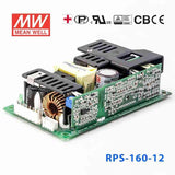 Mean Well RPS-160-12 Green Power Supply 159.8W 12V 9.1A - Medical Power Supply - RPS-160-12 - powersupplymall.com