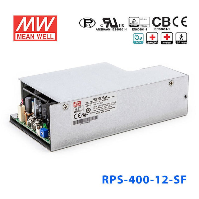Mean Well RPS-400-18-SF Green Power Supply W 18V 13.9A - Medical Power Supply - RPS-400-18-SF - powersupplymall.com