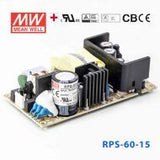Mean Well RPS-60-15 Green Power Supply W 15V 4A - Medical Power Supply - RPS-60-15 - powersupplymall.com