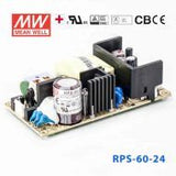 Mean Well RPS-60-24 Green Power Supply W 24V 2.5A - Medical Power Supply - RPS-60-24 - powersupplymall.com