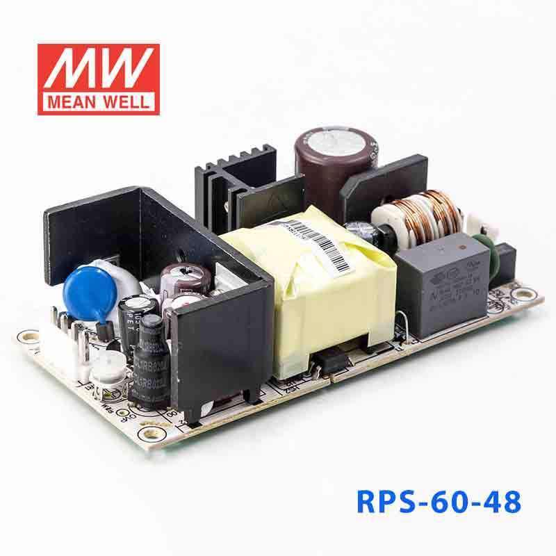 Mean Well RPS-60-48 Green Power Supply W 48V 1.25A - Medical Power Supply - RPS-60-48 - powersupplymall.com