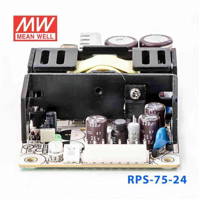Mean Well RPS-75-24 Green Power Supply W 24V 3.2A - Medical Power Supply - RPS-75-24 - powersupplymall.com