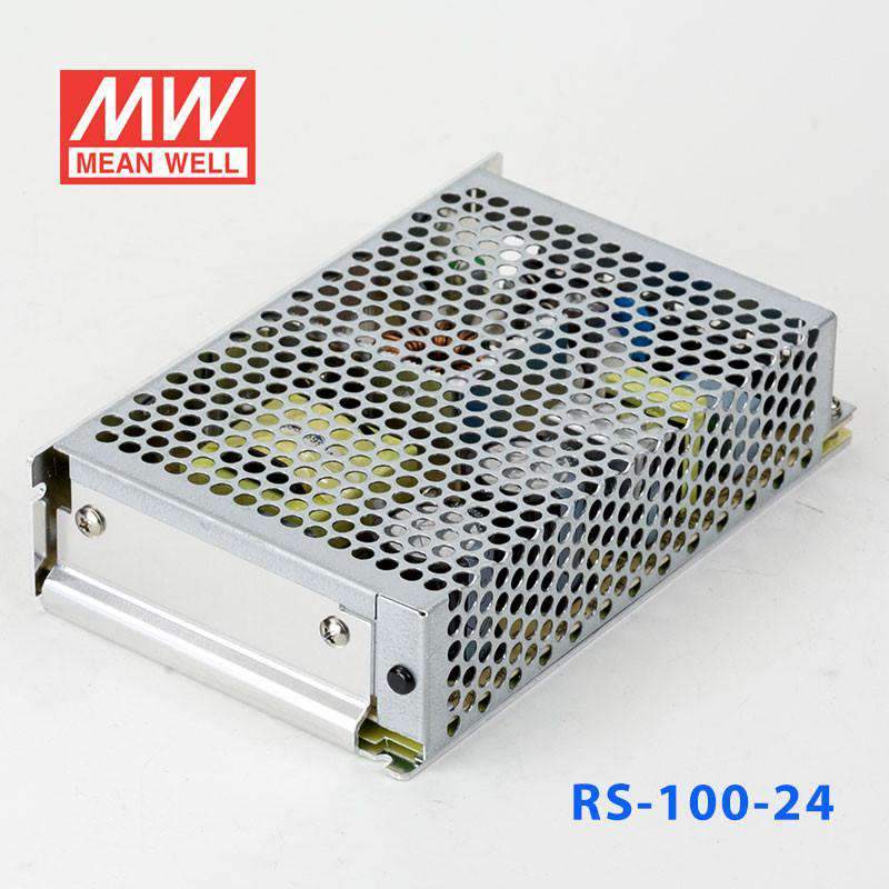 Mean Well RS-100-24 Power Supply 100W 24V 4.5A - RS-100-24 - powersupplymall.com
