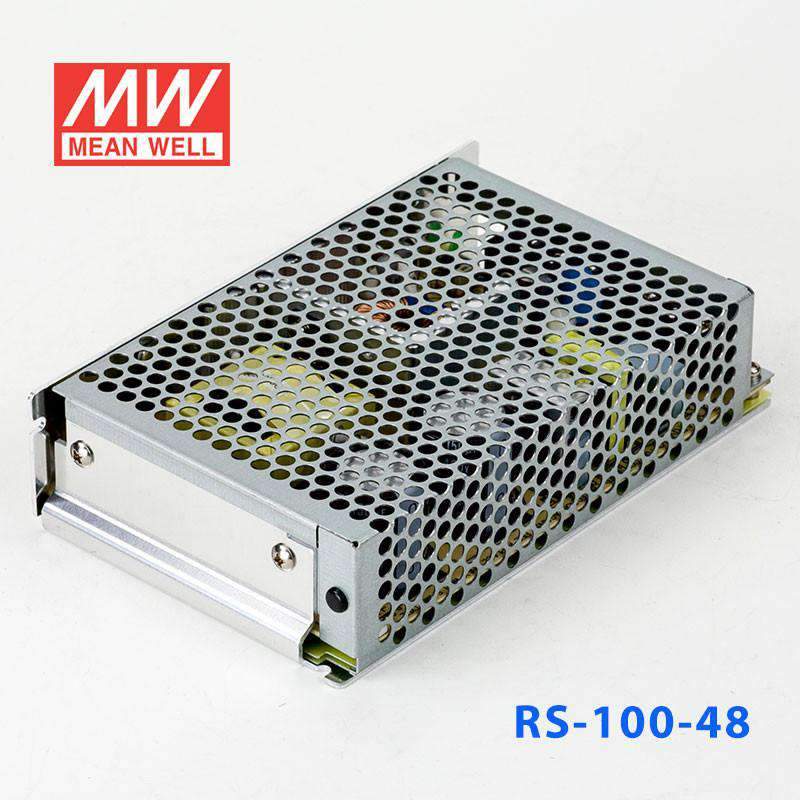 Mean Well RS-100-48 Power Supply 100W 48V 2.3A - RS-100-48 - powersupplymall.com