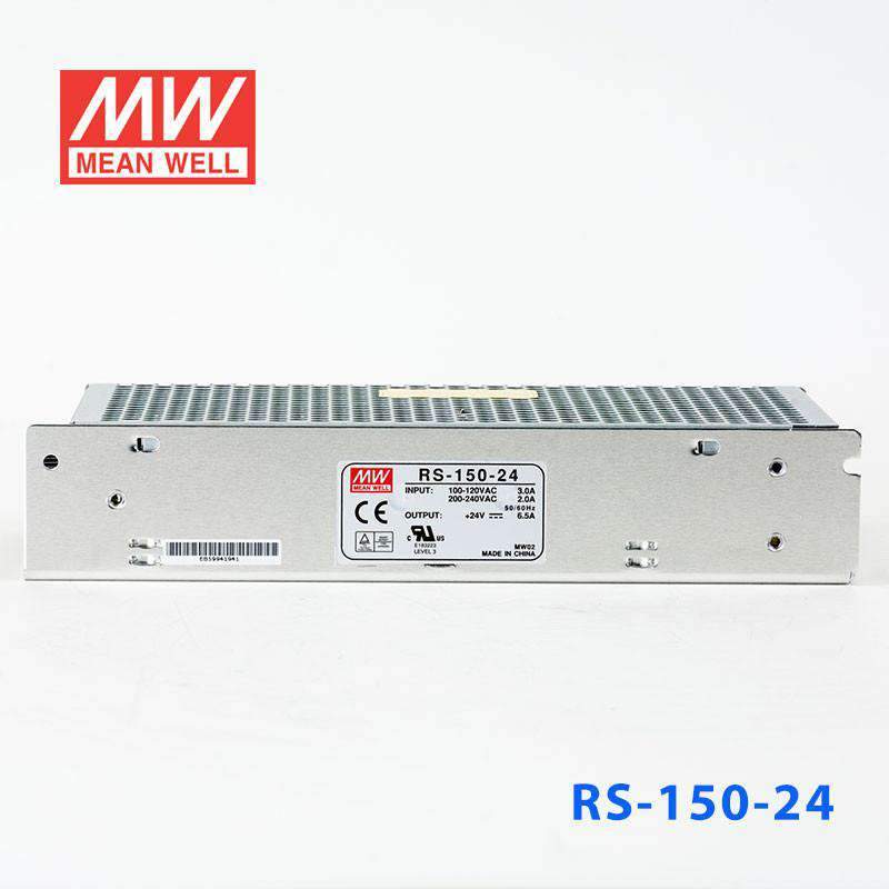 Mean Well RS-150-24 Power Supply 150W 24V 6.5A - RS-150-24 - powersupplymall.com