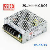 Mean Well RS Series Power Supply 15V(15~150W) -  - powersupplymall.com