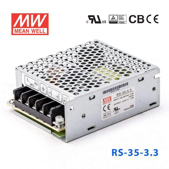 Mean Well RS Series Power Supply 3.3V(15~150W) -  - powersupplymall.com