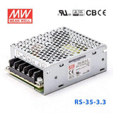 Mean Well RS Series Power Supply 3.3V(15~150W) -  - powersupplymall.com