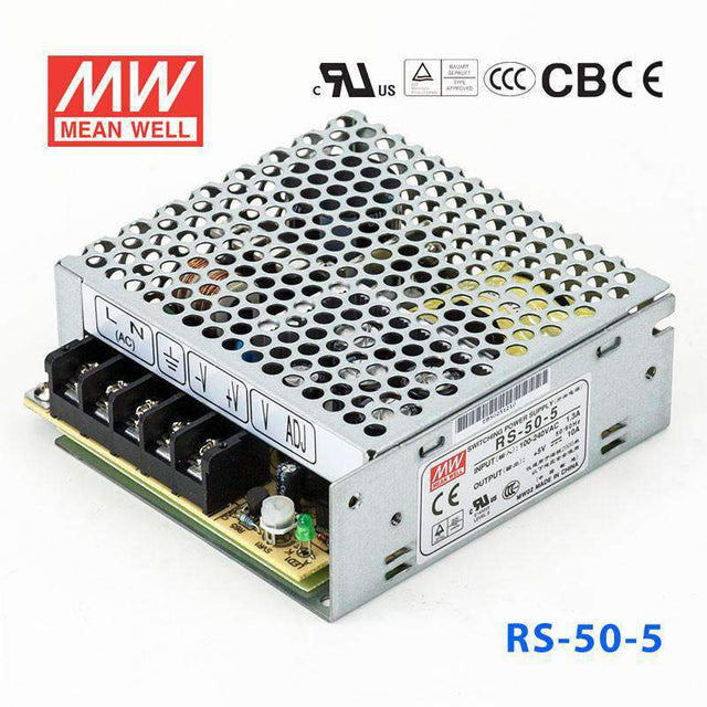 Mean Well RS Series Power Supply 5V(15~150W) -  - powersupplymall.com