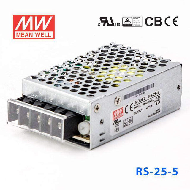 Mean Well RS Series Power Supply 5V(15~150W) -  - powersupplymall.com