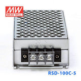 Mean Well RSD-100C-5 DC-DC Converter - 100W - 33.6~62.4V in 5V out 20A - RSD-100C-5 - powersupplymall.com