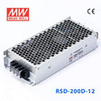 Mean Well RSD-200D-12 DC-DC Converter - 200.4W - 67.2~143V in 12V out 16.7A - RSD-200D-12 - powersupplymall.com