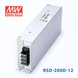 Mean Well RSD-200D-12 DC-DC Converter - 200.4W - 67.2~143V in 12V out 16.7A - RSD-200D-12 - powersupplymall.com