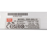 Mean Well RSD-30G-12 DC-DC Converter - 30W - 9~36V in 12V out 2.5A - RSD-30G-12 - powersupplymall.com