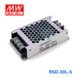 Mean Well RSD-30L-5 DC-DC Converter - 30W - 18~72V in 5V out 6A - RSD-30L-5 - powersupplymall.com