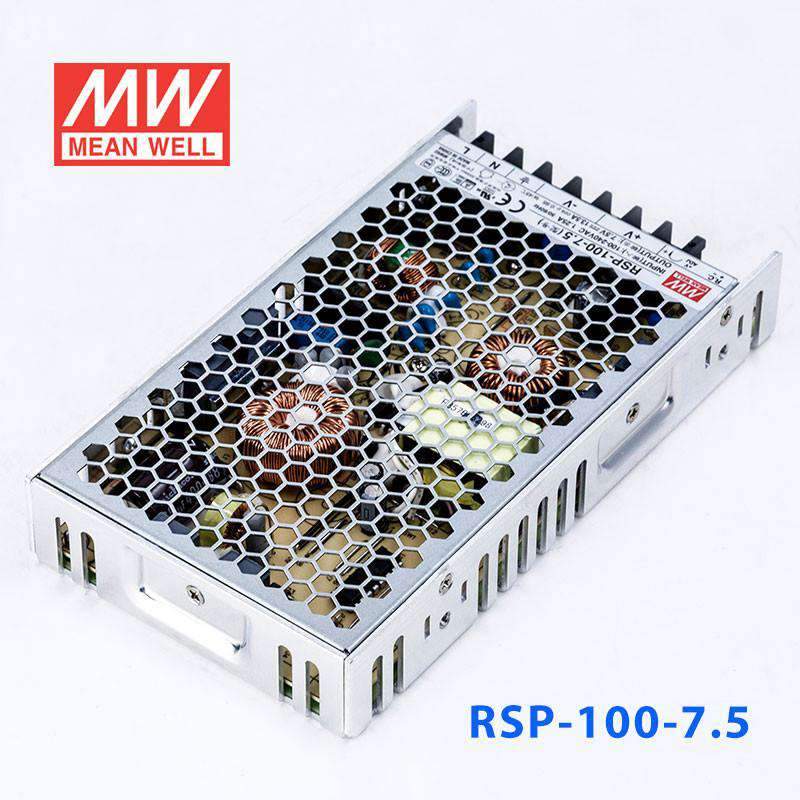 Mean Well RSP - 100 - 7.5 Power Supply 100W 7.5V - RSP - 100 - 7.5 - powersupplymall.com
