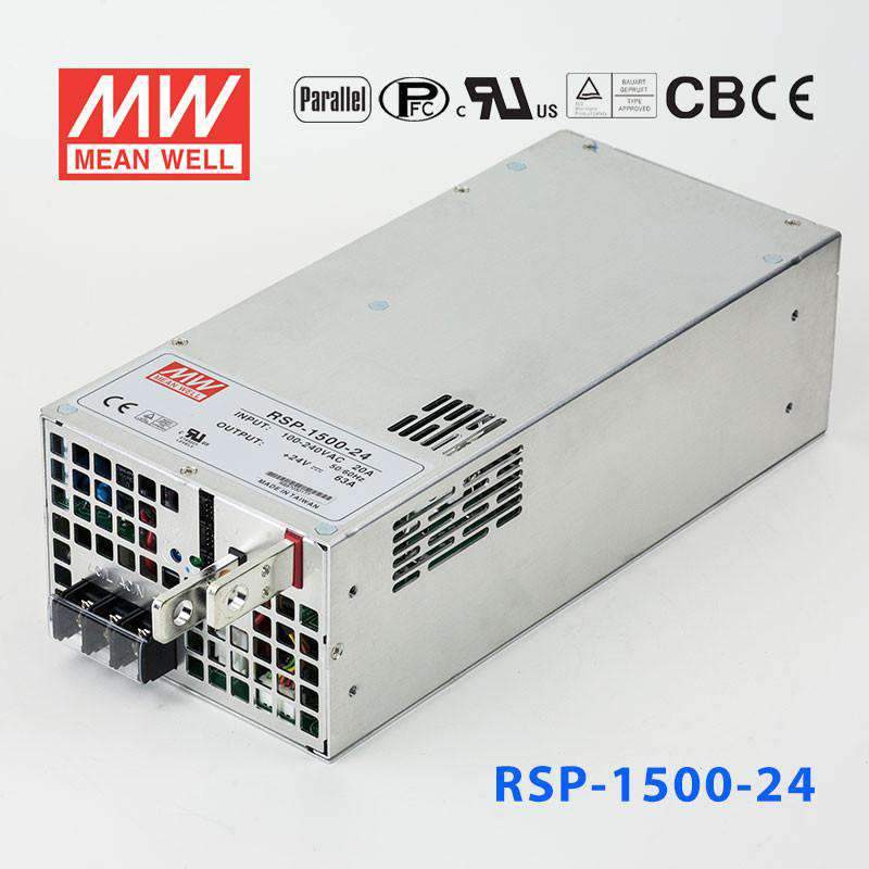 Mean Well RSP - 1500 - 24 Power Supply 1512W 24V - RSP - 1500 - 24 - powersupplymall.com