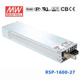 Mean Well RSP - 1600 - 27 Power Supply 1593W 27V - RSP - 1600 - 27 - powersupplymall.com