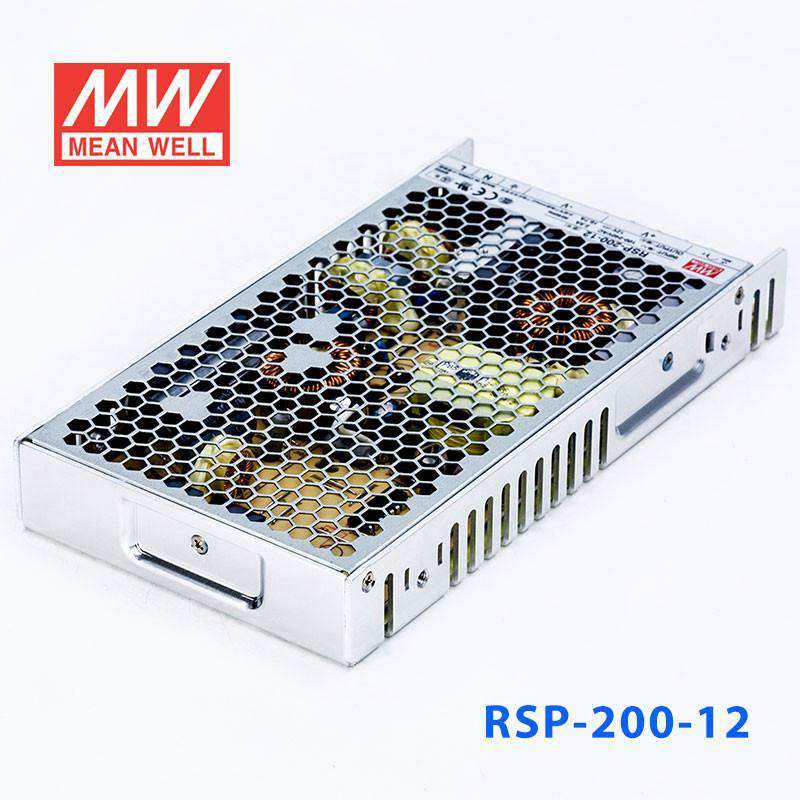 Mean Well RSP - 200 - 12 Power Supply 200W 12V - RSP - 200 - 12 - powersupplymall.com