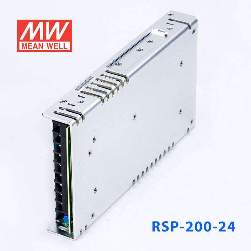 Mean Well RSP - 200 - 24 Power Supply 200W 24V - RSP - 200 - 24 - powersupplymall.com