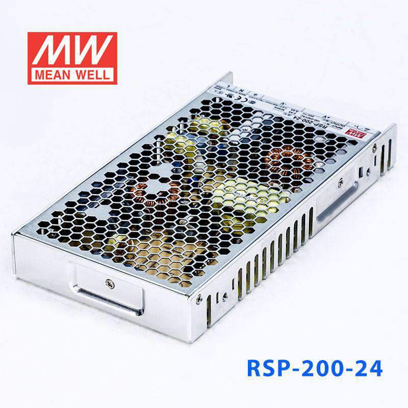 Mean Well RSP - 200 - 24 Power Supply 200W 24V - RSP - 200 - 24 - powersupplymall.com