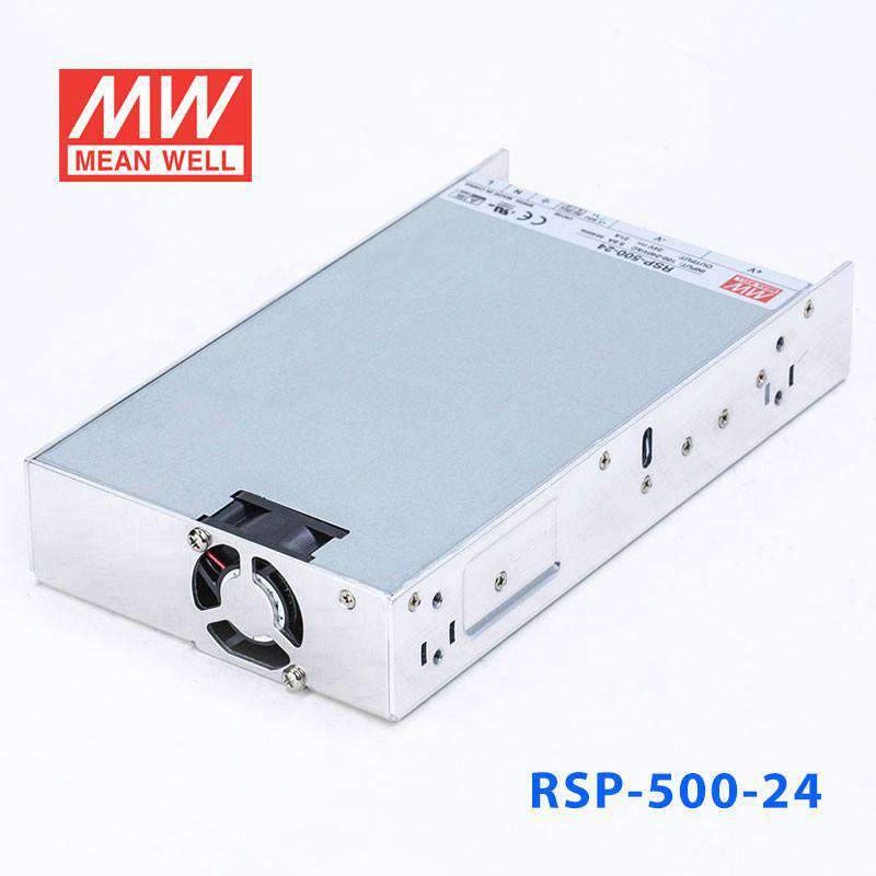 Mean Well RSP - 500 - 24 Power Supply 500W 24V - RSP - 500 - 24 - powersupplymall.com