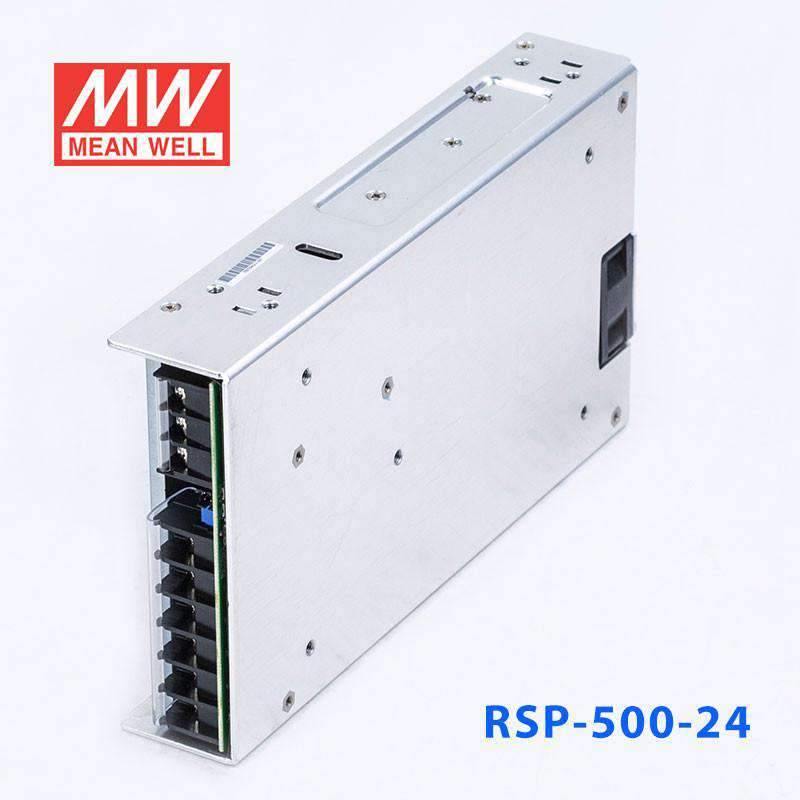 Mean Well RSP - 500 - 24 Power Supply 500W 24V - RSP - 500 - 24 - powersupplymall.com