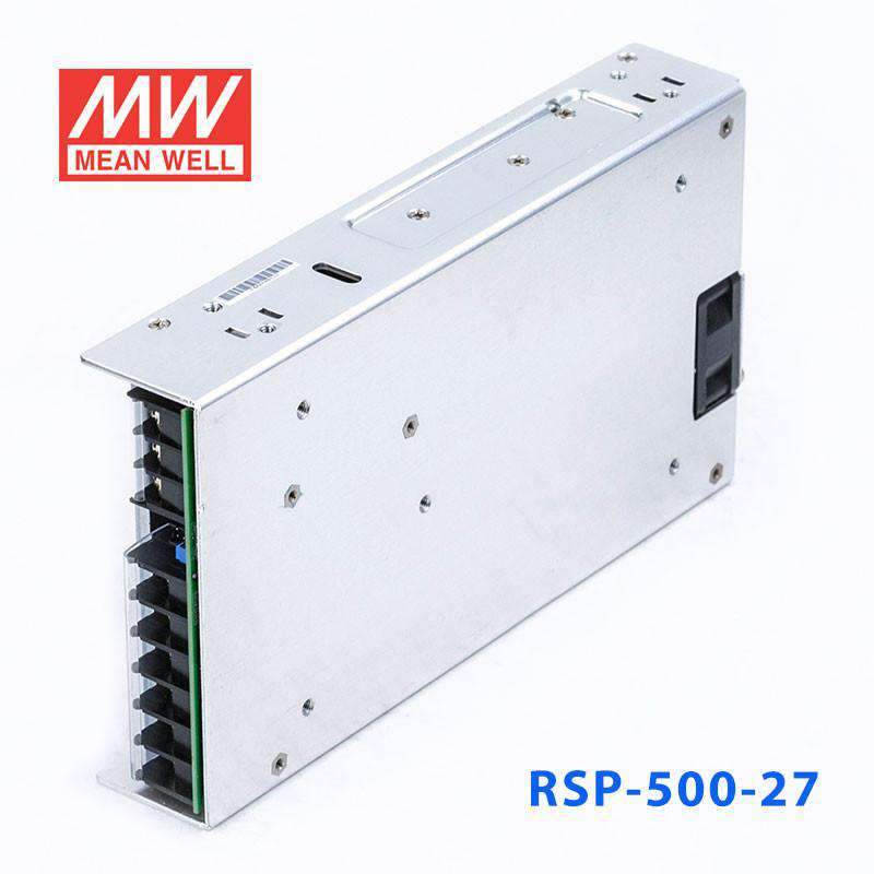 Mean Well RSP - 500 - 27 Power Supply 500W 27V - RSP - 500 - 27 - powersupplymall.com