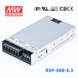 Mean Well RSP - 500 - 3.3 Power Supply 297W 3.3V - RSP - 500 - 3.3 - powersupplymall.com