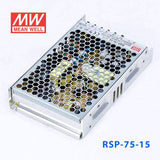 Mean Well RSP - 75 - 15 Power Supply 75W 15V - RSP - 75 - 15 - powersupplymall.com