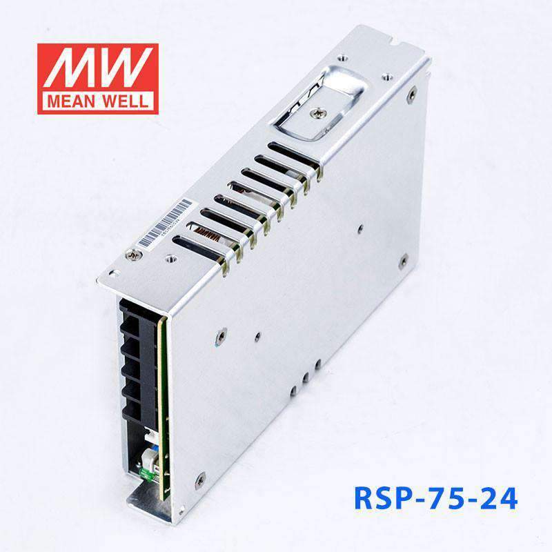 Mean Well RSP-75-24 Power Supply 75W 24V 3.2A - RSP-75-24 - powersupplymall.com