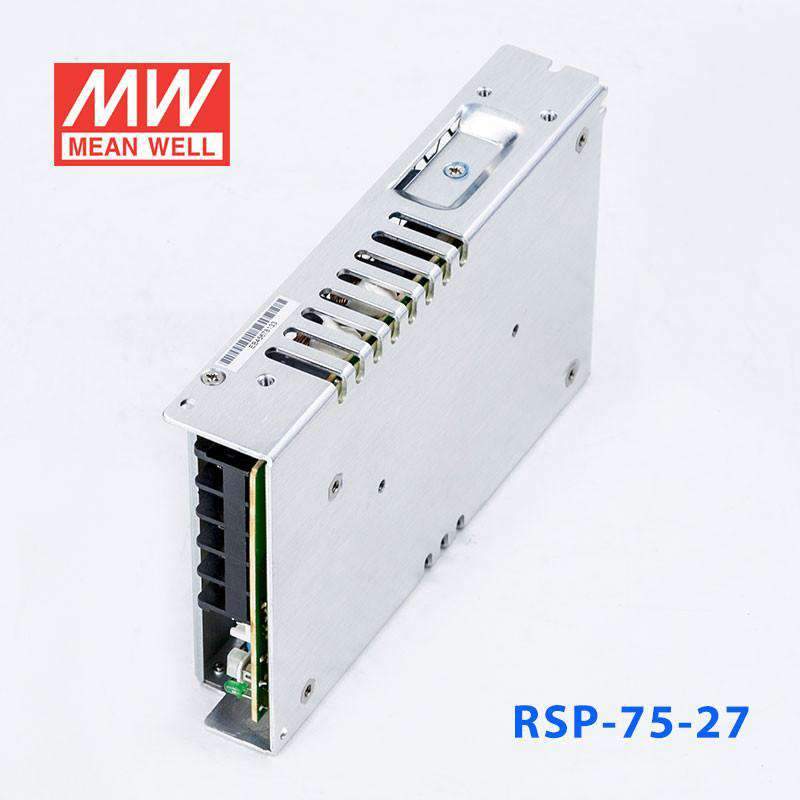 Mean Well RSP - 75 - 27 Power Supply 75W 27V - RSP - 75 - 27 - powersupplymall.com