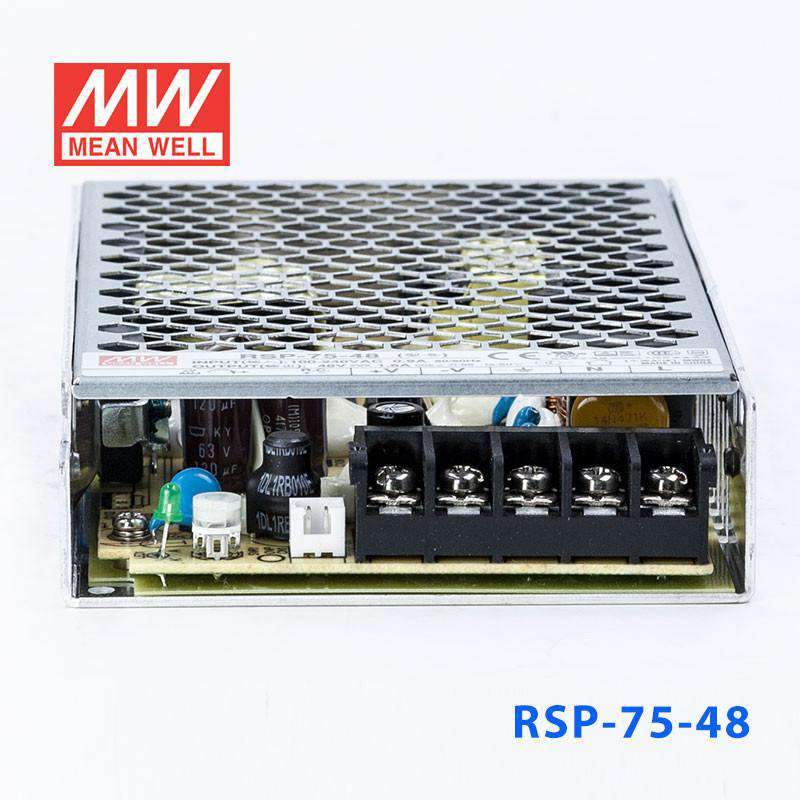 Mean Well RSP - 75 - 48 Power Supply 75W 48V - RSP - 75 - 48 - powersupplymall.com
