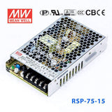 Mean Well RSP Series Power Supply 15V (75~1500W) - powersupplymall.com