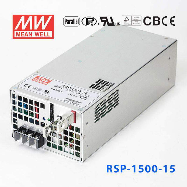 Mean Well RSP Series Power Supply 15V (75~1500W) -  - powersupplymall.com