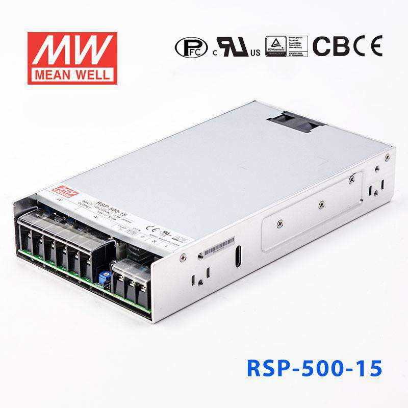Mean Well RSP Series Power Supply 15V (75~1500W) -  - powersupplymall.com