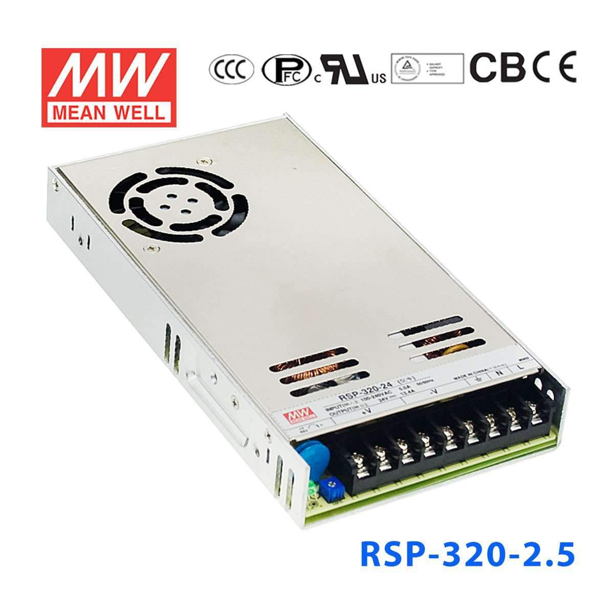 Mean Well RSP Series Power Supply 2.5V (200~320W) -  - powersupplymall.com