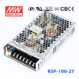 Mean Well RSP Series Power Supply 27V (75~1600W) - powersupplymall.com