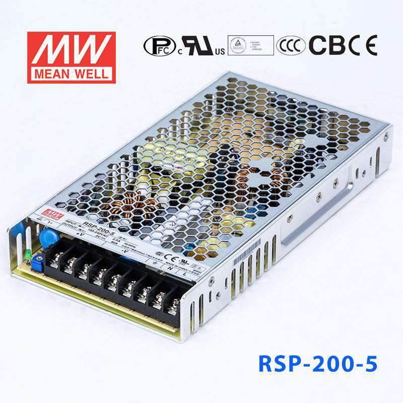 Mean Well RSP Series Power Supply 5V (75~1200W) -  - powersupplymall.com