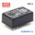 Mean Well SCW03B - 12 DC - DC Converter - 3W 18~36V DC in 12V out - SCW03B-12 - powersupplymall.com