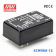 Mean Well SCW08A-12 DC-DC Converter - 8W 9~18V DC in 12V out 670mA - SCW08A-12 - powersupplymall.com